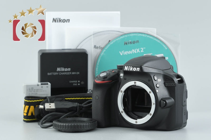 【中古】Nikon ニコン D3300 ブラック デジタル一眼レフカメラ