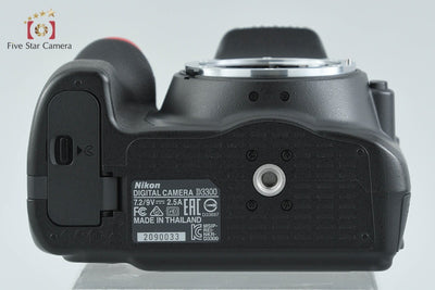 【中古】Nikon ニコン D3300 ブラック デジタル一眼レフカメラ