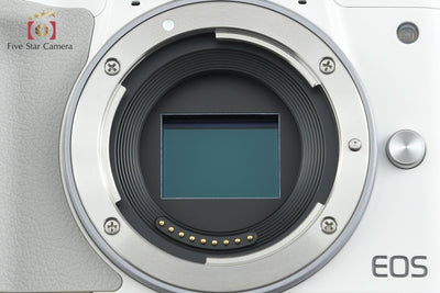 【中古】Canon キヤノン EOS Kiss M2 ダブルズームレンズキット ホワイト シャッター回数僅少 元箱付き