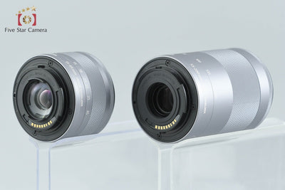【中古】Canon キヤノン EOS Kiss M2 ダブルズームレンズキット ホワイト シャッター回数僅少 元箱付き