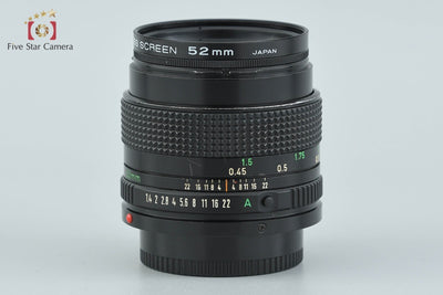 【中古】Canon キヤノン New FD 50mm f/1.4