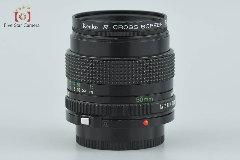 中古】Canon キヤノン New FD 50mm f/1.4 – Five Star Camera