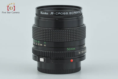 【中古】Canon キヤノン New FD 50mm f/1.4