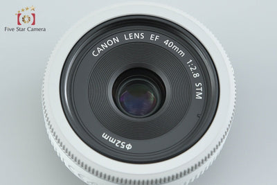 【中古】Canon キヤノン EF 40mm f/2.8 STM ホワイト