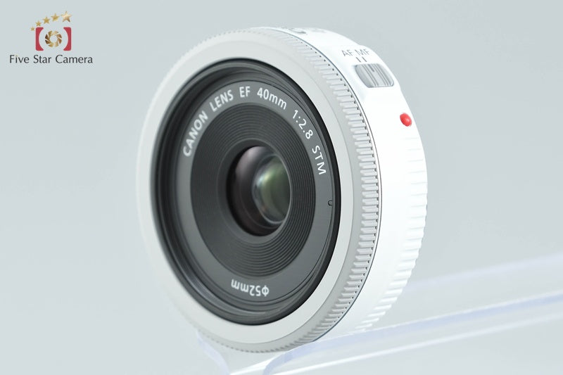 中古】Canon キヤノン EF 40mm f/2.8 STM ホワイト – Five Star Camera