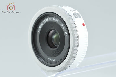 【中古】Canon キヤノン EF 40mm f/2.8 STM ホワイト