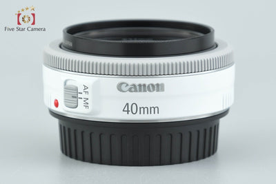 【中古】Canon キヤノン EF 40mm f/2.8 STM ホワイト