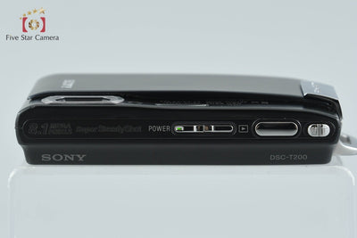 【中古】SONY ソニー Cyber-shot DSC-T200 ブラック デジタルスチルカメラ