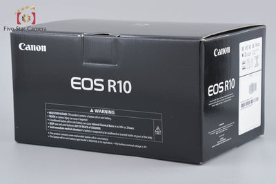 【中古】Canon キヤノン EOS R10 ミラーレス一眼カメラ 元箱付き
