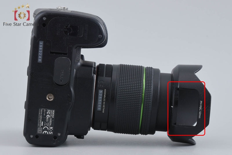 中古】PENTAX ペンタックス K-5 ブラック 18-55 WR レンズキット 元箱