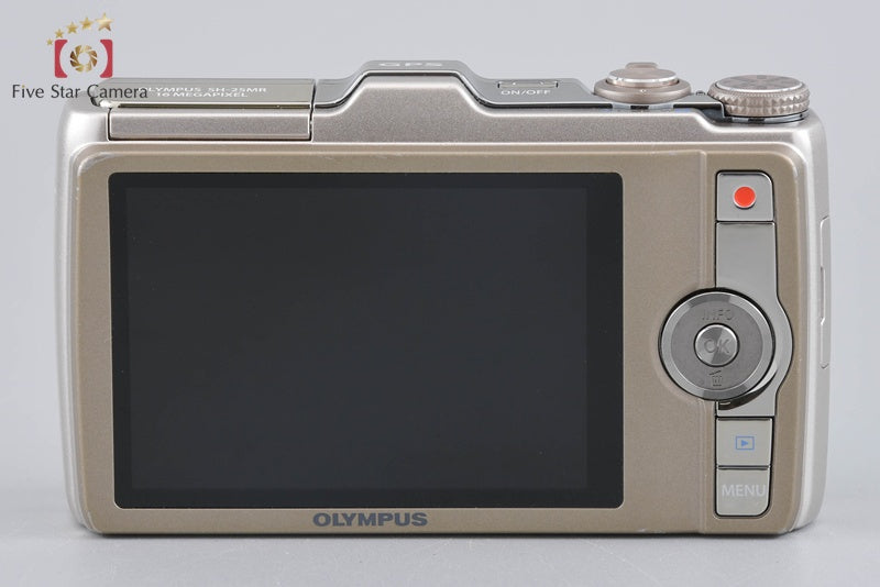 中古】OLYMPUS オリンパス STYLUS SH-25MR ゴールド コンパクト