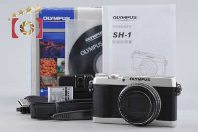 【中古】OLYMPUS オリンパス STYLUS SH-1 シルバー コンパクトデジタルカメラ 元箱付き