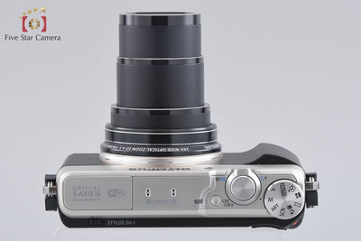 【中古】OLYMPUS オリンパス STYLUS SH-1 シルバー コンパクトデジタルカメラ 元箱付き