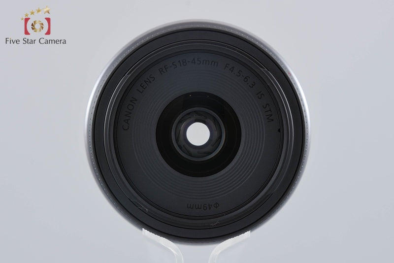 中古】Canon キヤノン RF-S 18-45mm f/4.5-6.3 IS STM ブラック – Five