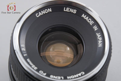 【中古】Canon キヤノン FD 35mm f/3.5