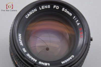【中古】Canon キヤノン FD 50mm f/1.4 S.S.C.