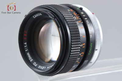 【中古】Canon キヤノン FD 50mm f/1.4 S.S.C.