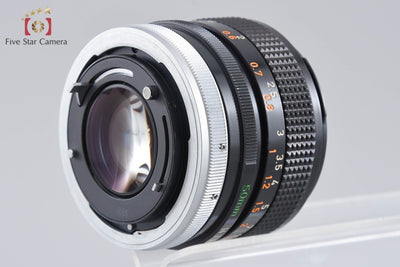 【中古】Canon キヤノン FD 50mm f/1.4 S.S.C.