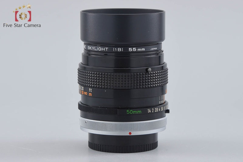 中古】Canon キヤノン FD 50mm f/1.4 S.S.C. – Five Star Camera