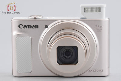 【中古】Canon キヤノン PowerShot SX620 HS ホワイト コンパクトデジタルカメラ