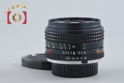 【中古】MINOLTA ミノルタ MC W.ROKKOR 28mm f/2.8