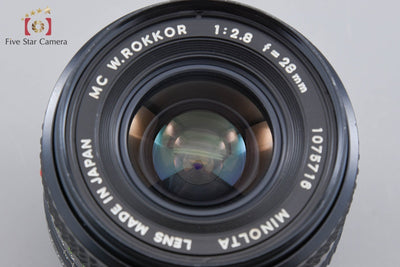 【中古】MINOLTA ミノルタ MC W.ROKKOR 28mm f/2.8