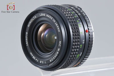 【中古】MINOLTA ミノルタ MC W.ROKKOR 28mm f/2.8