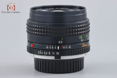 【中古】MINOLTA ミノルタ MC W.ROKKOR 28mm f/2.8