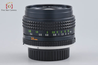 【中古】MINOLTA ミノルタ MC W.ROKKOR 28mm f/2.8