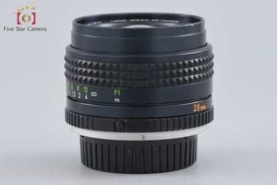 【中古】MINOLTA ミノルタ MC W.ROKKOR 28mm f/2.8