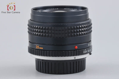 【中古】MINOLTA ミノルタ MC W.ROKKOR 28mm f/2.8