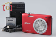 【中古】Nikon ニコン COOLPIX A100 レッド コンパクトデジタルカメラ