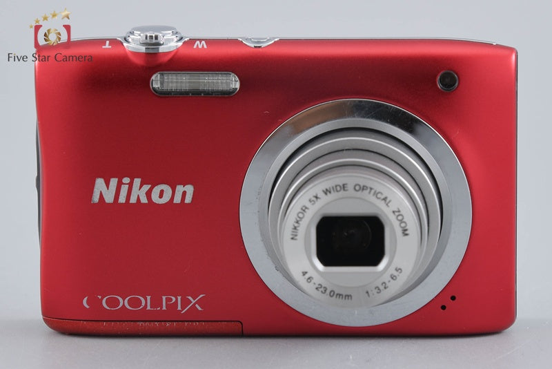 【中古】Nikon ニコン COOLPIX A100 レッド コンパクトデジタルカメラ - 2枚目