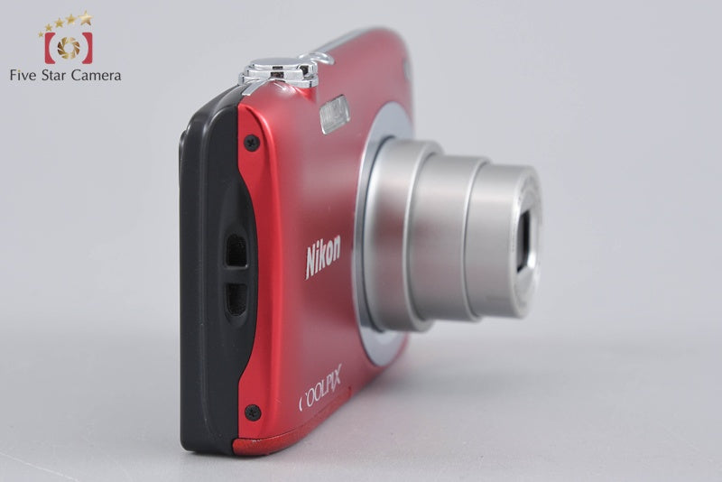 【中古】Nikon ニコン COOLPIX A100 レッド コンパクトデジタルカメラ - 5枚目