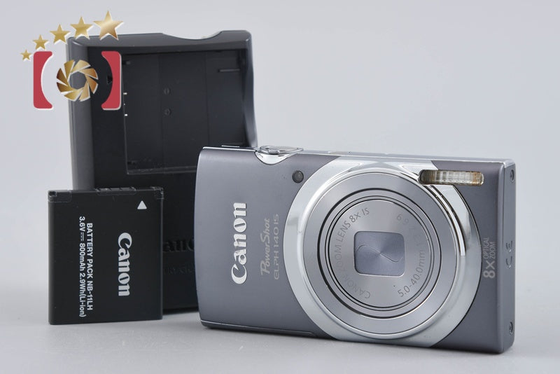 【中古】Canon キヤノン PowerShot ELPH 140 IS シルバー コンパクトデジタルカメラ 海外版