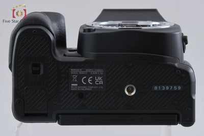 【中古】PENTAX ペンタックス KF ブラック デジタル一眼レフカメラ シャッター回数僅少