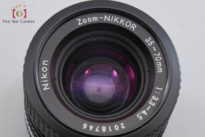 【中古】Nikon ニコン Ai-S ZOOM NIKKOR 35-70mm f/3.3-4.5