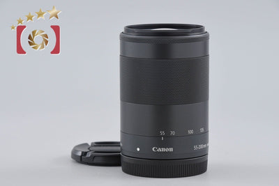 【中古】Canon キヤノン EF-M 55-200mm f/4.5-6.3 IS STM ブラック