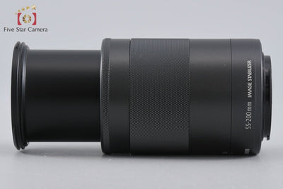 【中古】Canon キヤノン EF-M 55-200mm f/4.5-6.3 IS STM ブラック