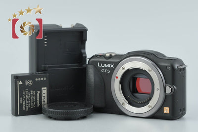 【中古】Panasonic パナソニック LUMIX DMC-GF5 エスプリブラック ミラーレス一眼カメラ