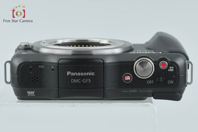【中古】Panasonic パナソニック LUMIX DMC-GF5 エスプリブラック ミラーレス一眼カメラ