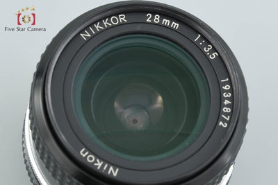 【中古】Nikon ニコン Ai NIKKOR 28mm f/3.5
