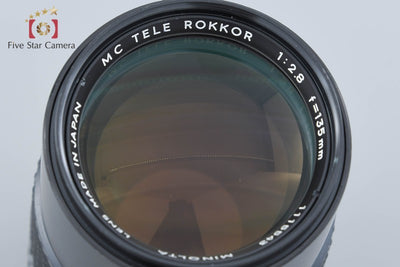 【中古】MINOLTA ミノルタ MC TELE ROKKOR 135mm f/2.8