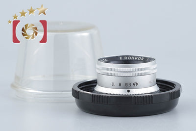 【中古】MINOLTA ミノルタ E.ROKKOR 30mm f/4.5 L39 ライカスクリューマウント