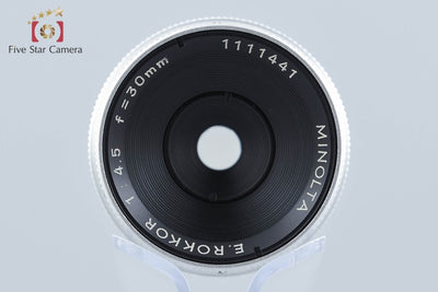 【中古】MINOLTA ミノルタ E.ROKKOR 30mm f/4.5 L39 ライカスクリューマウント