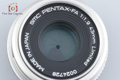 【中古】PENTAX ペンタックス SMC FA 43mm f/1.9 Limited シルバー