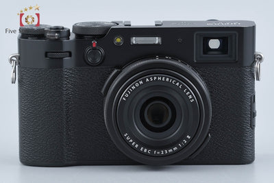 【中古】FUJIFILM 富士フイルム X100V ブラック コンパクトデジタルカメラ 元箱付き