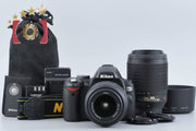【中古】Nikon ニコン D60 ダブルズームキット シャッター回数僅少
