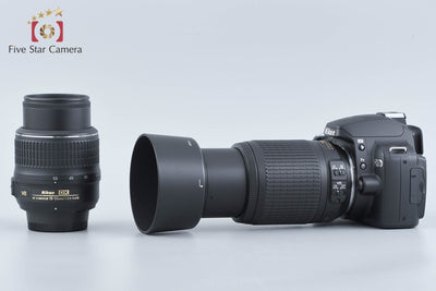 【中古】Nikon ニコン D60 ダブルズームキット シャッター回数僅少