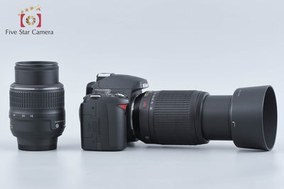 【中古】Nikon ニコン D60 ダブルズームキット シャッター回数僅少